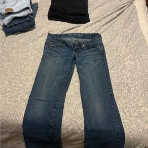 American Eagle Outfitters Dark Blue Flare Jeans